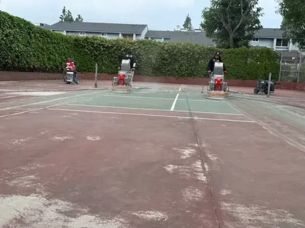 Game Court, Coatings Removal4