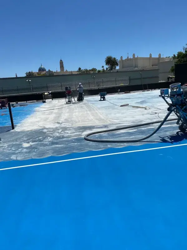 Game Court and Tennis court coatings removal (1)